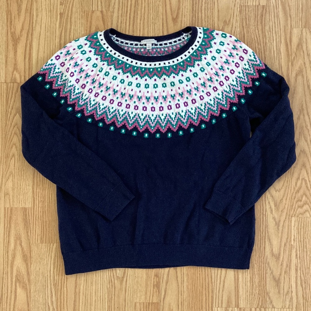 Talbots Women’s Fair Isle Sweater